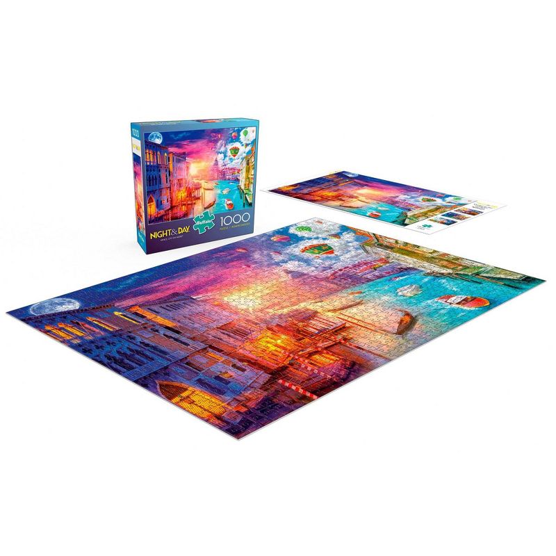 Buffalo Games Night And Day: Venice, City on the Water Puzzle 1000pc