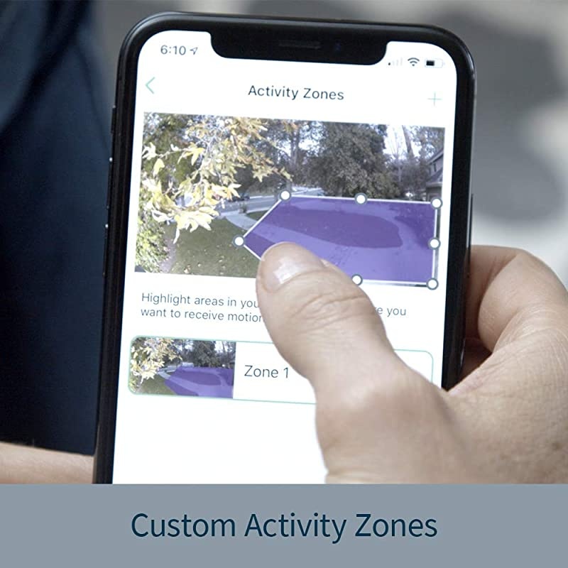 Pro 3 Spotlight Camera - 3 Camera Security System - Wireless, 2K Video & HDR, Color Night Vision, 2 Way Audio, 160&deg; View, Wire-Free, Works with Alexa, White - VMS4340P