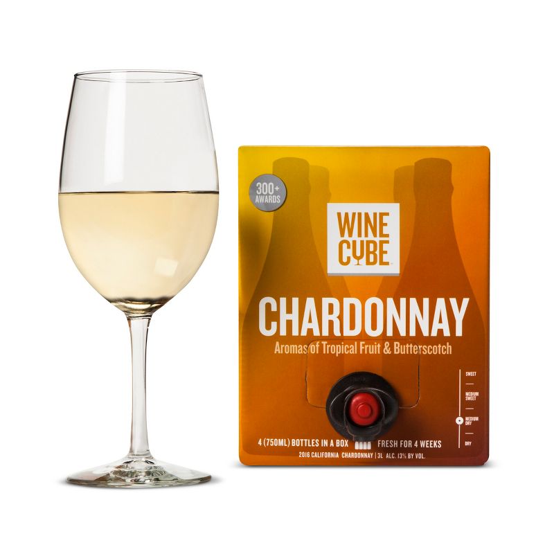 Chardonnay White Wine - 3L Box - Wine Cube™