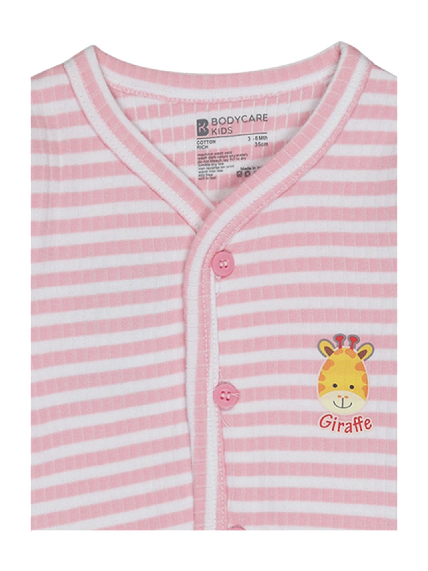 Bodycare Kids Assorted Striped Full Sleeves T-Shirt with Pants