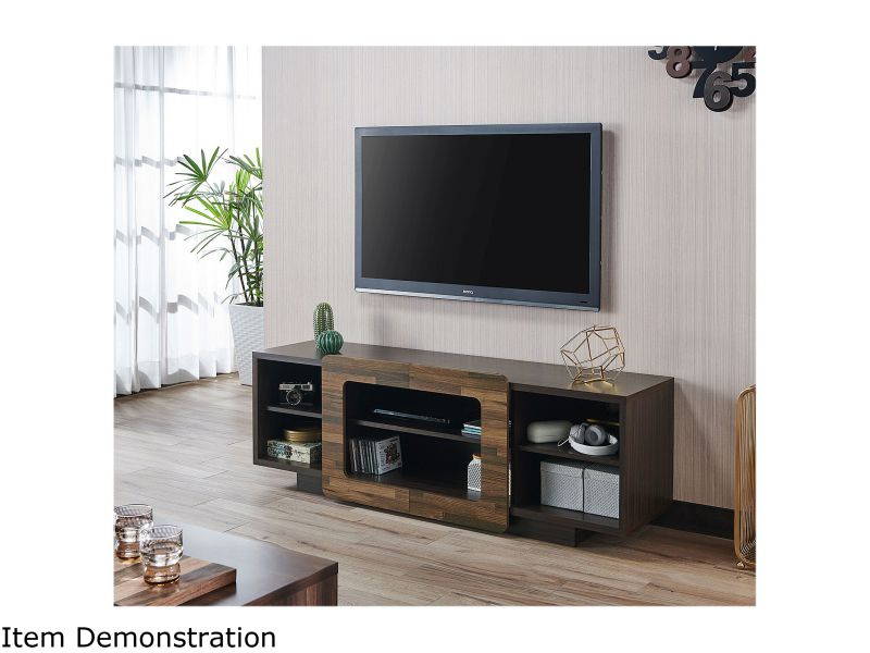 AVF FS1200CURCS-A up to 60" Silver Effect / Clear Glass Curved TV Stand