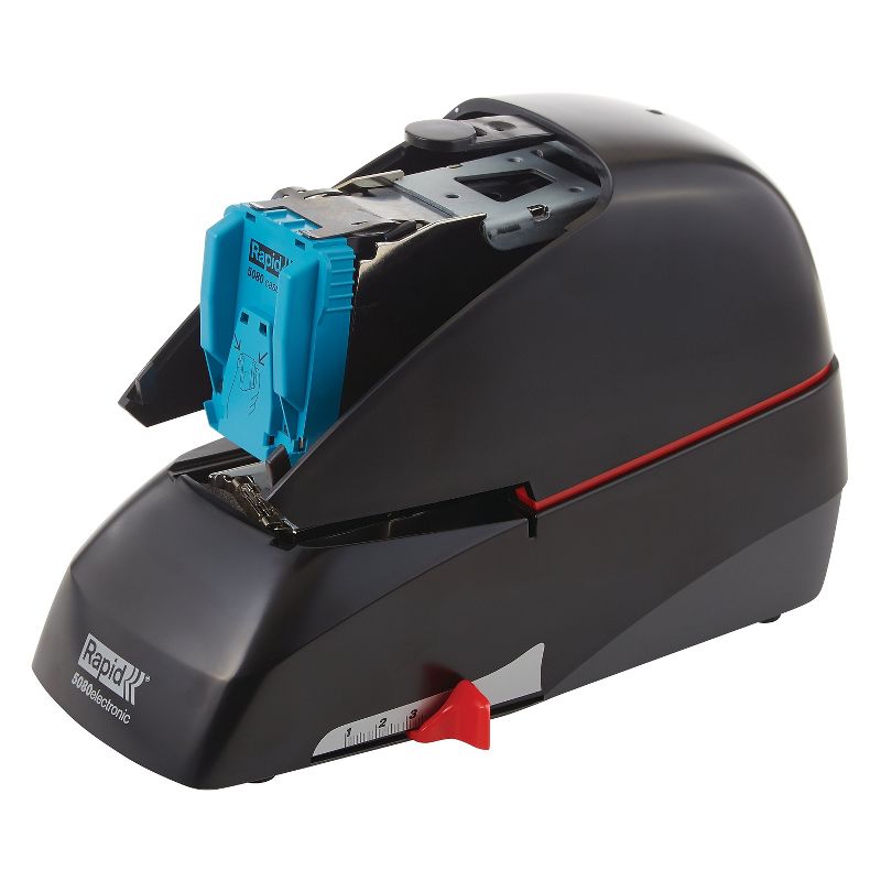 Rapid 5080e Heavy-Duty Flat Clinch Electric Stapler 90-Sheet Capacity Black 90147