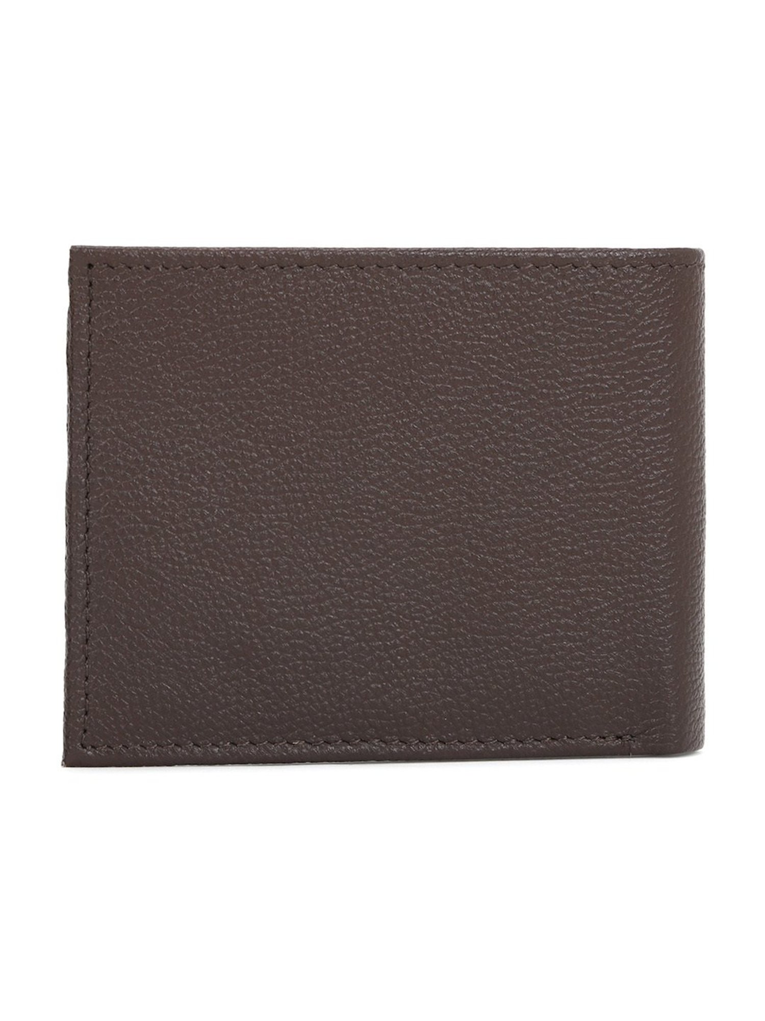 Van Heusen Brown Leather Bi-Fold Wallet for Men