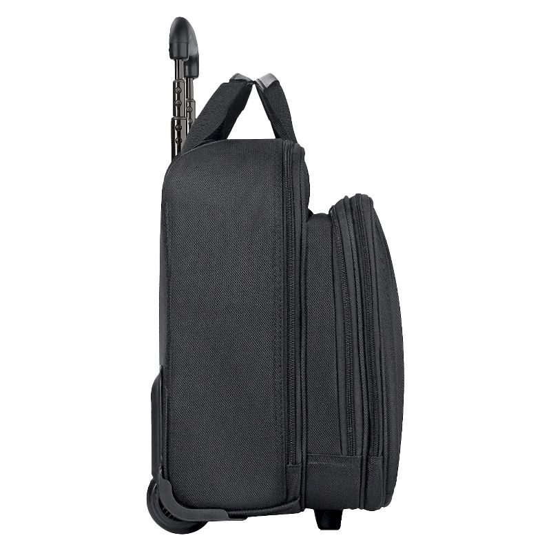 Solo Rolling Laptop Bag - Black