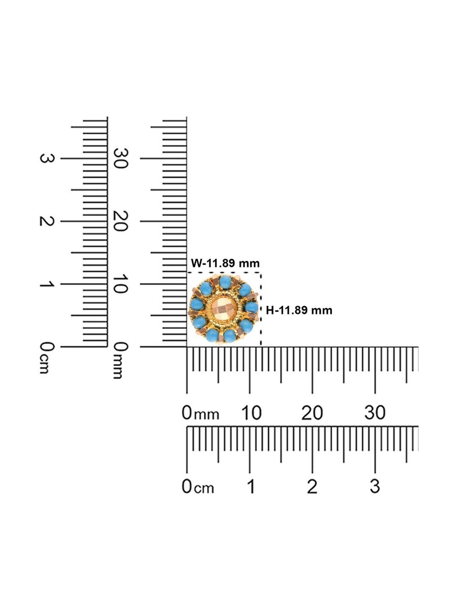 CKC 22k Gold Earrings for Women