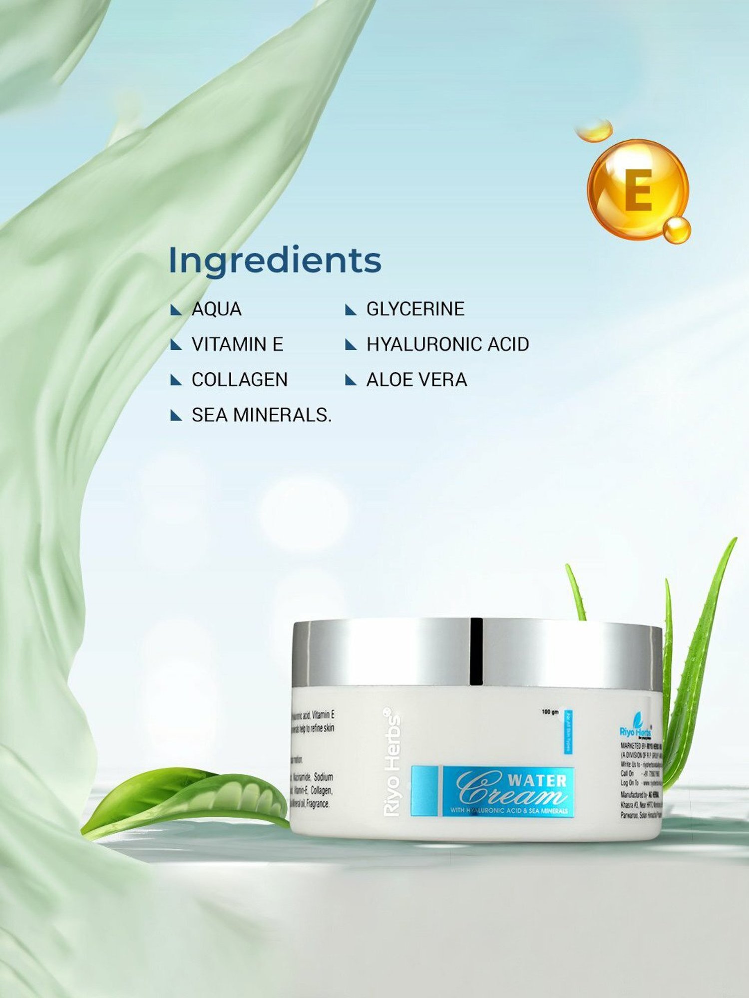 Riyo Herbs Water Cream - 100 gm