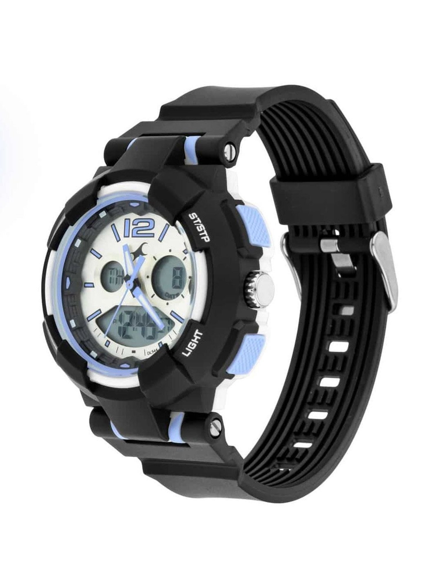 Fastrack NR68016PP01 Street Line Analog Digital Watch for Women