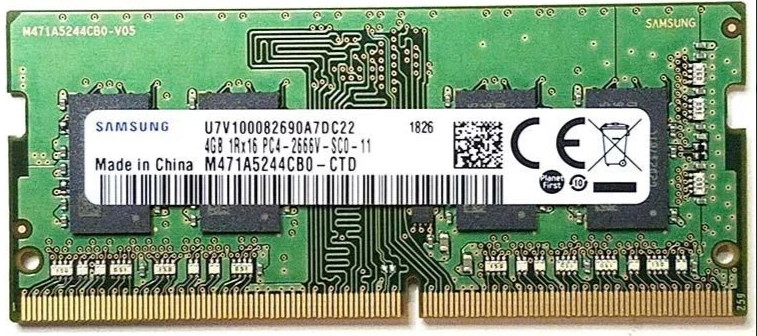 SAMSUNG 1GB 200-Pin DDR2 SO-DIMM Laptop Memory Model M470T2864FB3-CF7