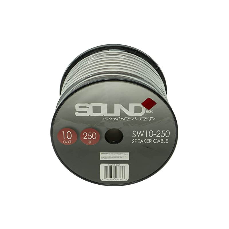 Connected 10 Gauge 250 Speaker Wire HomeCar Spool
