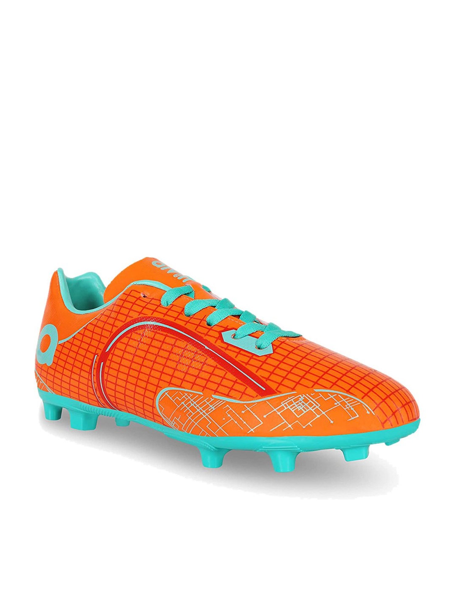 AIVIN Men's Champion Orange Football Shoes