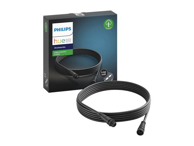 Philips Hue 17424/30/VN Outdoor Cable Extension, Black