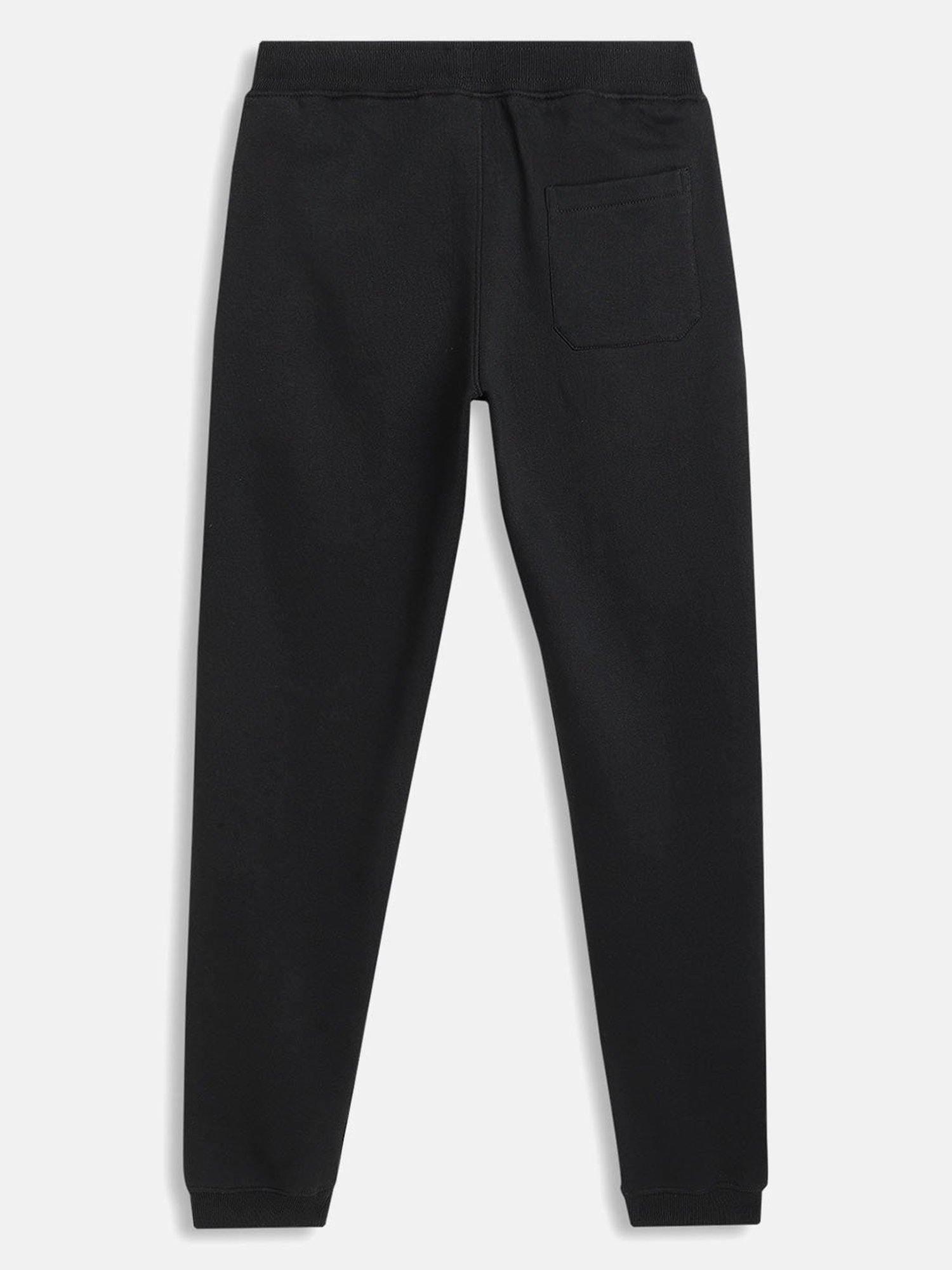 Octave Boys Black Printed Joggers