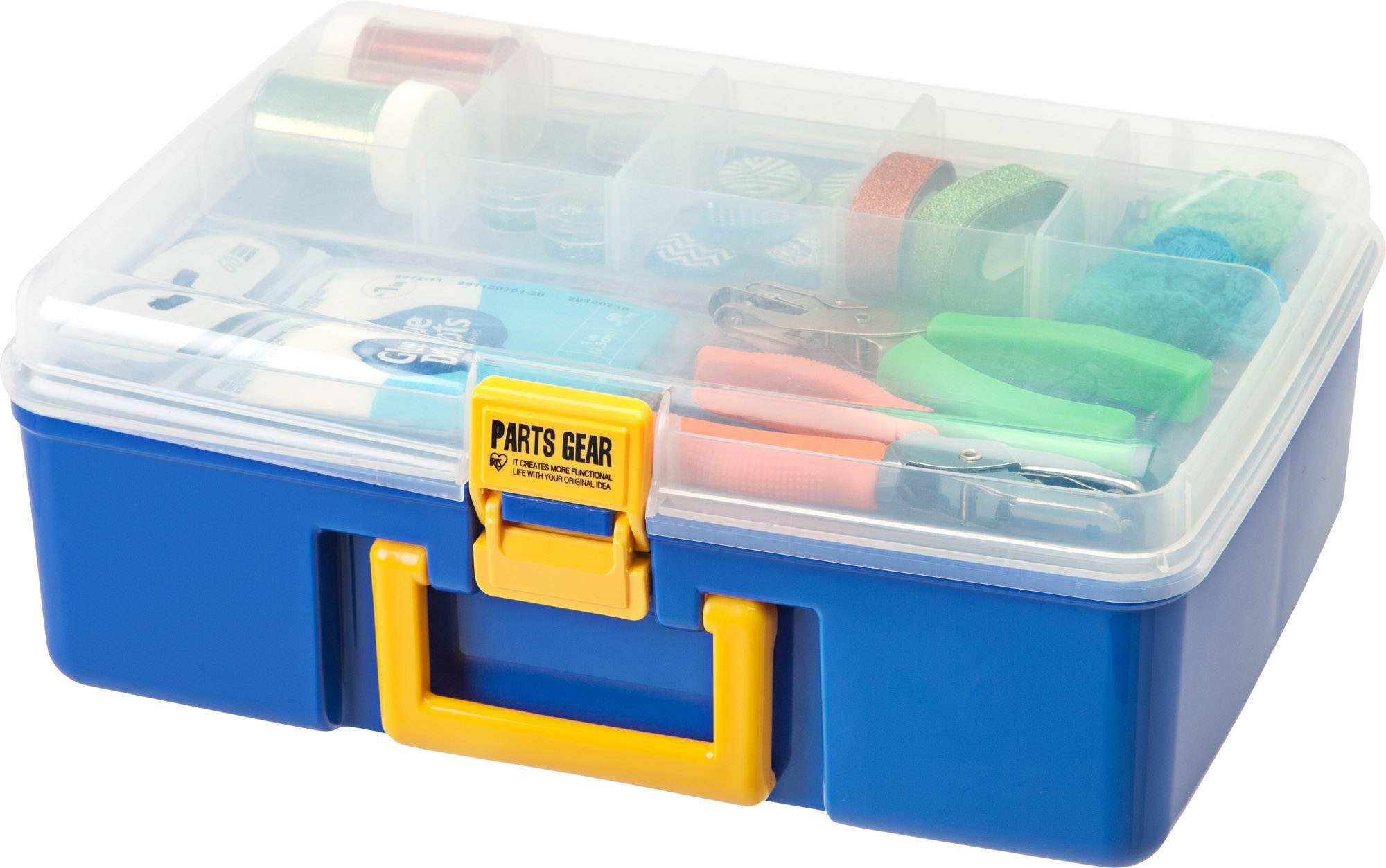 IRIS Large Portable Storage Case, 1 Pack, Blue