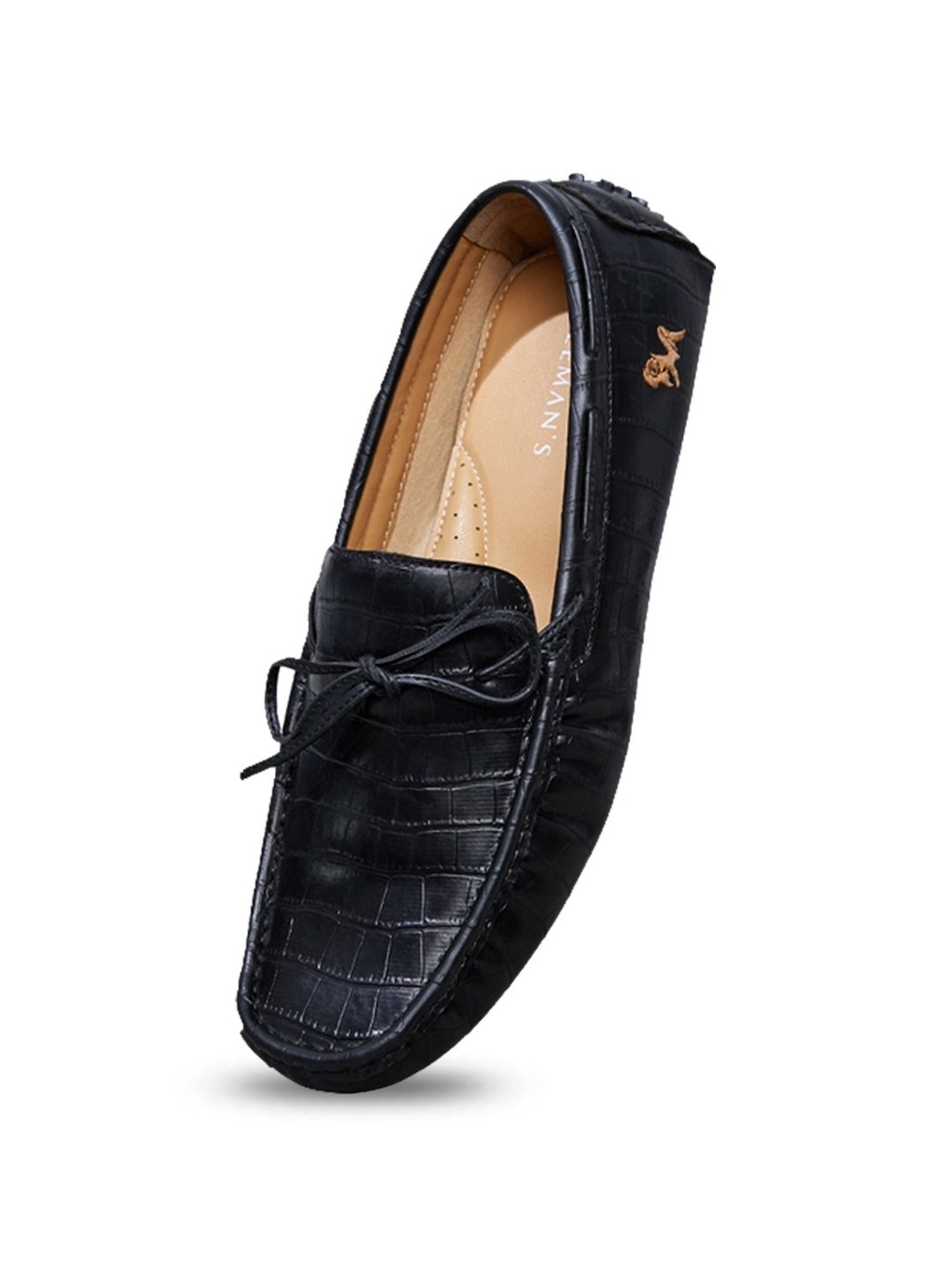 Neemans Men's The Charmers Black Boat Shoes