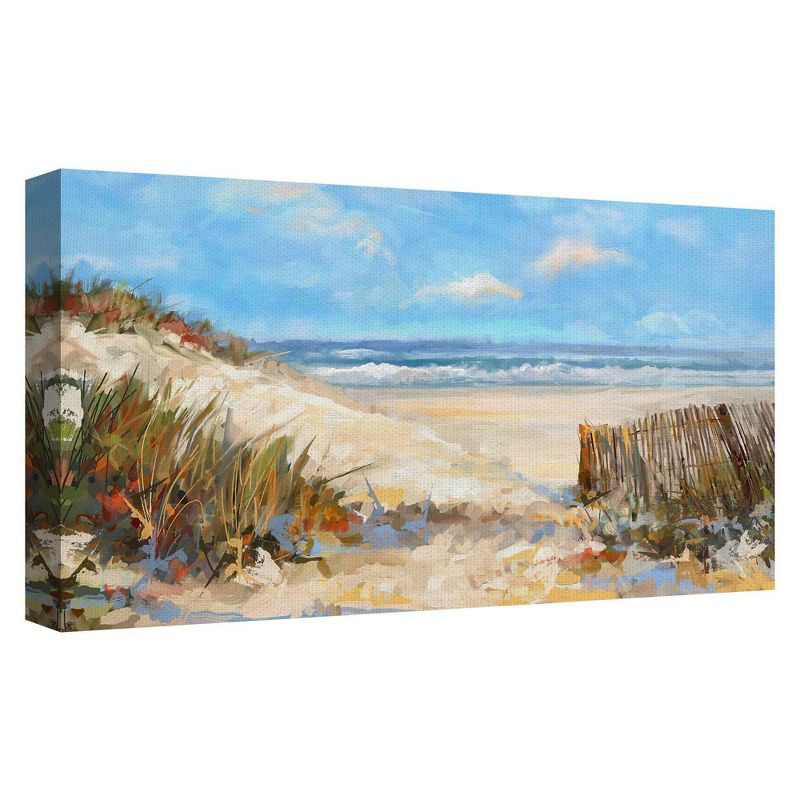 24" x 48" Seaside Colors by Studio Arts Art on Canvas - Fine Art Canvas