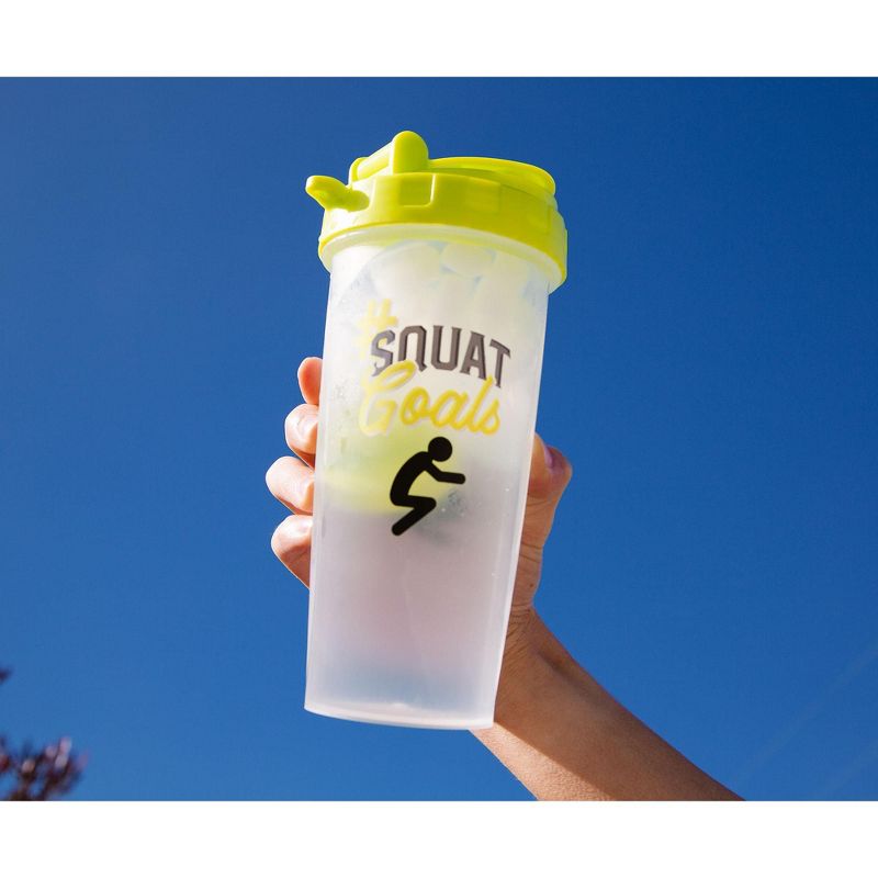 Toynk "#SquatGoals" Plastic Shaker Bottle | Holds 20 Ounces