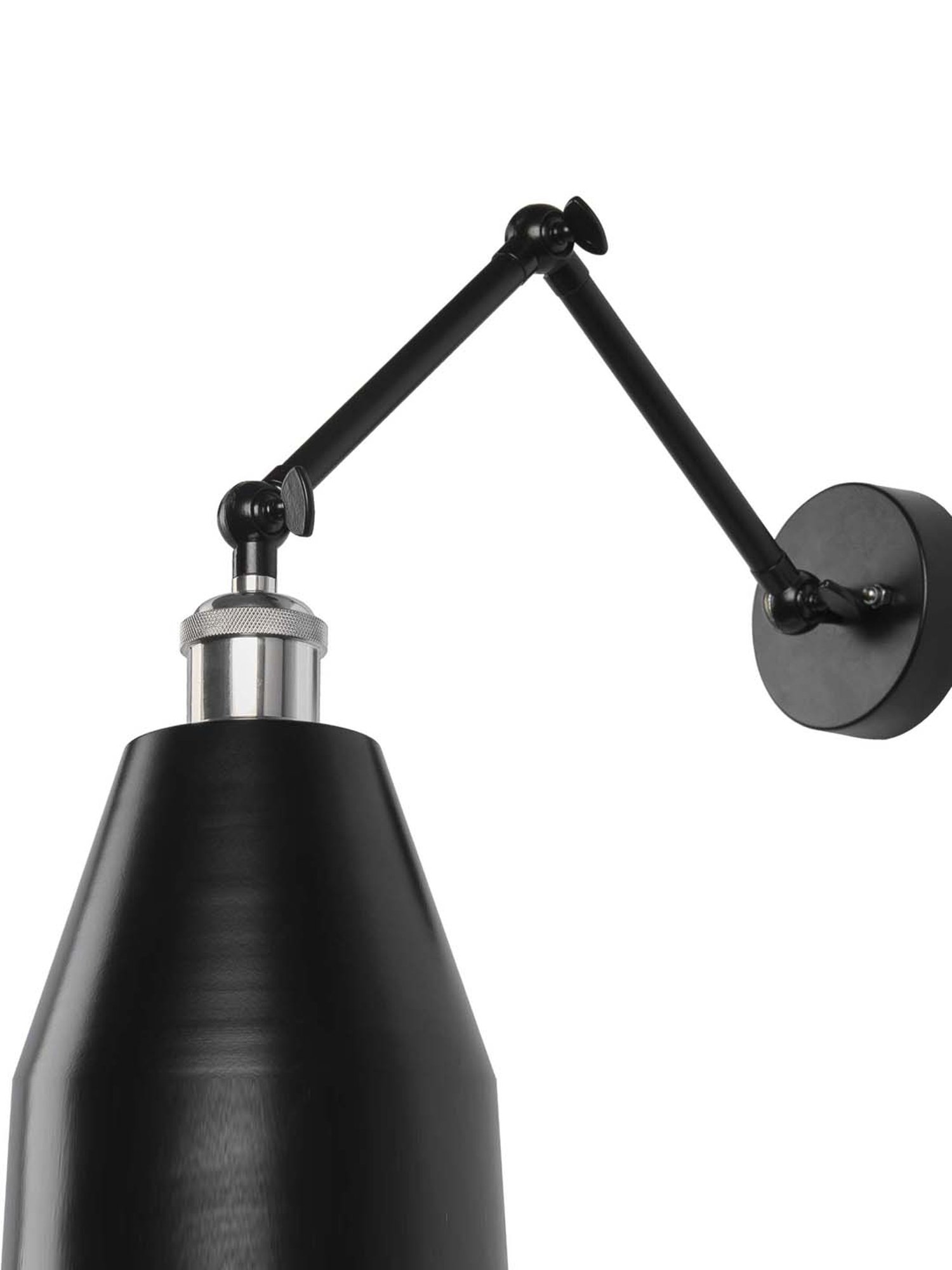 Homesake Black Edison 360 Guard Shade Wall Lamp - Set of 1