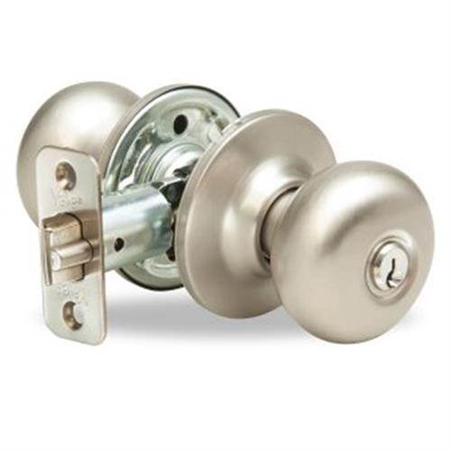 Yale 700H-619 Satin Nickel US15 Horizon Heavy Duty Entry Knob And Rosettes For Doors 1-3/8" To 1-3/4" With Kwikset Keyway
