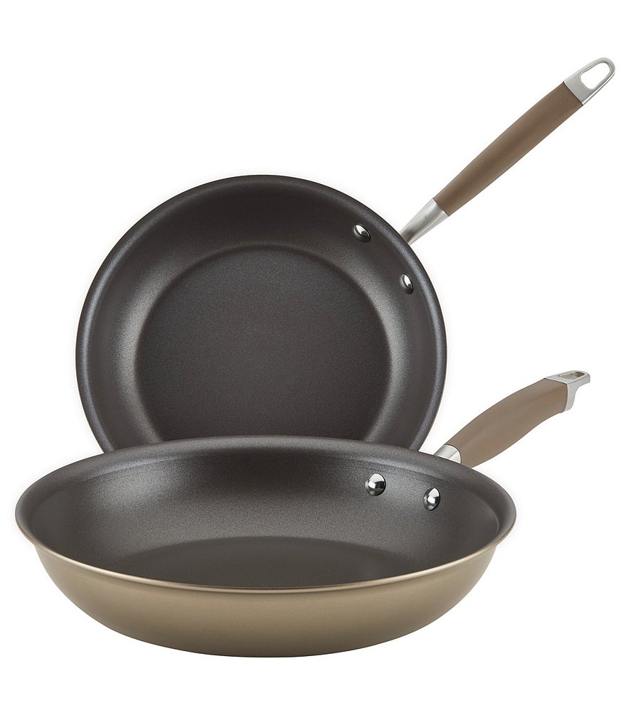 Anolon Advanced Home Hard-Anodized Nonstick 2-Piece Skillet Set