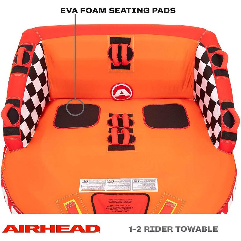 Airhead Boat 2 Section Tube 50-60 Foot Tow Rope for 4 Rider Towables | AHTR-42