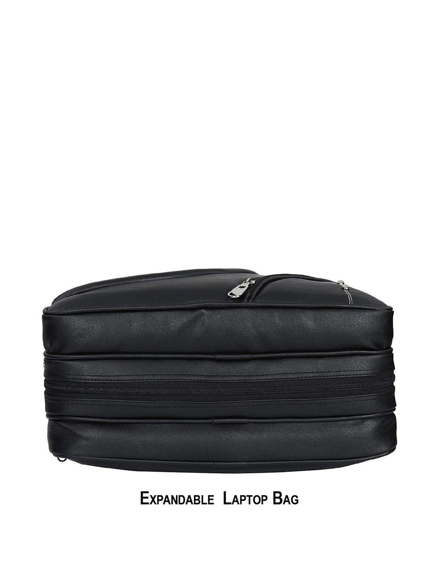 Priority Black Synthetic Large Messenger Bag