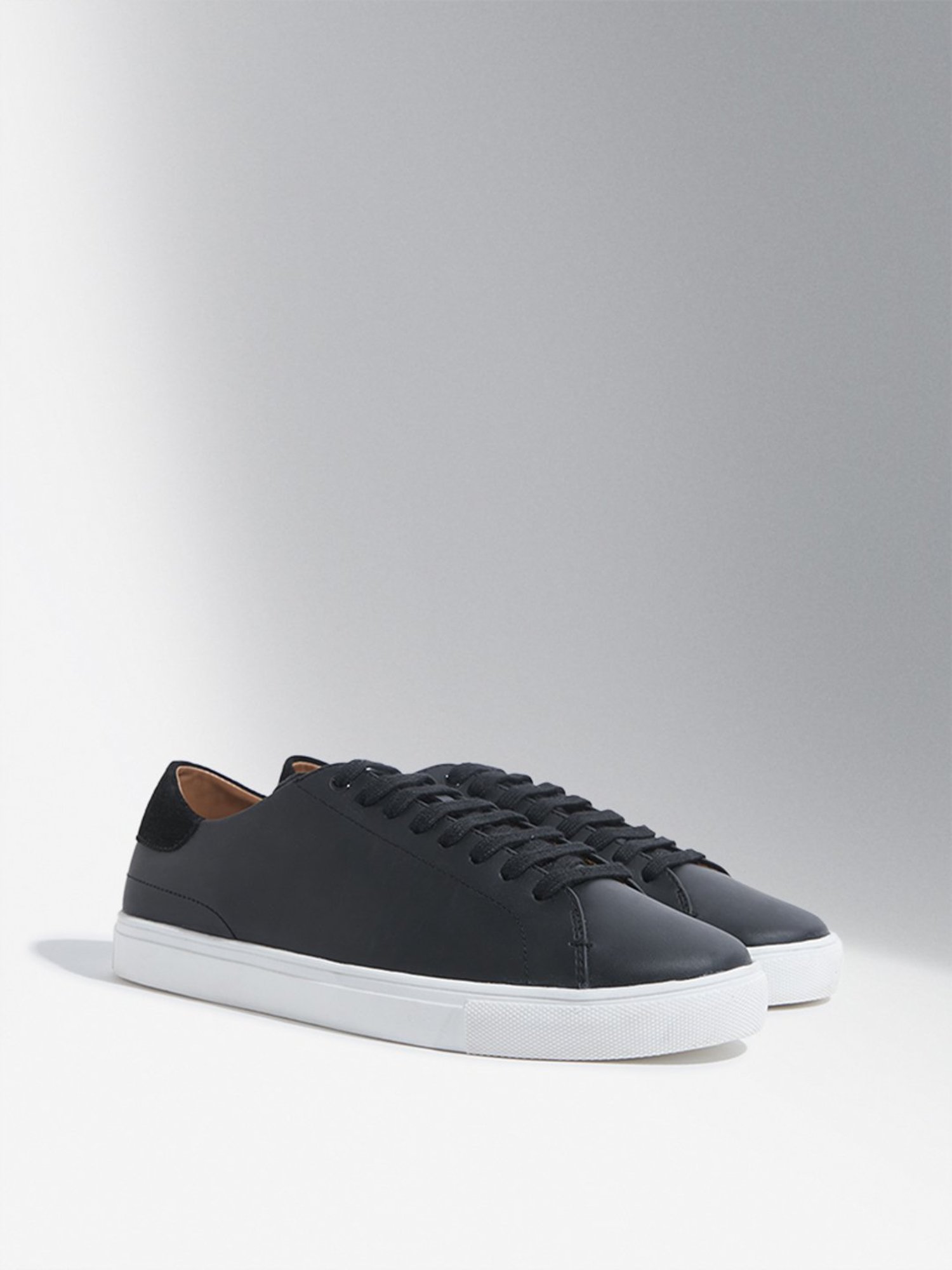 SOLEPLAY by Westside Black Lace-Up Sneakers