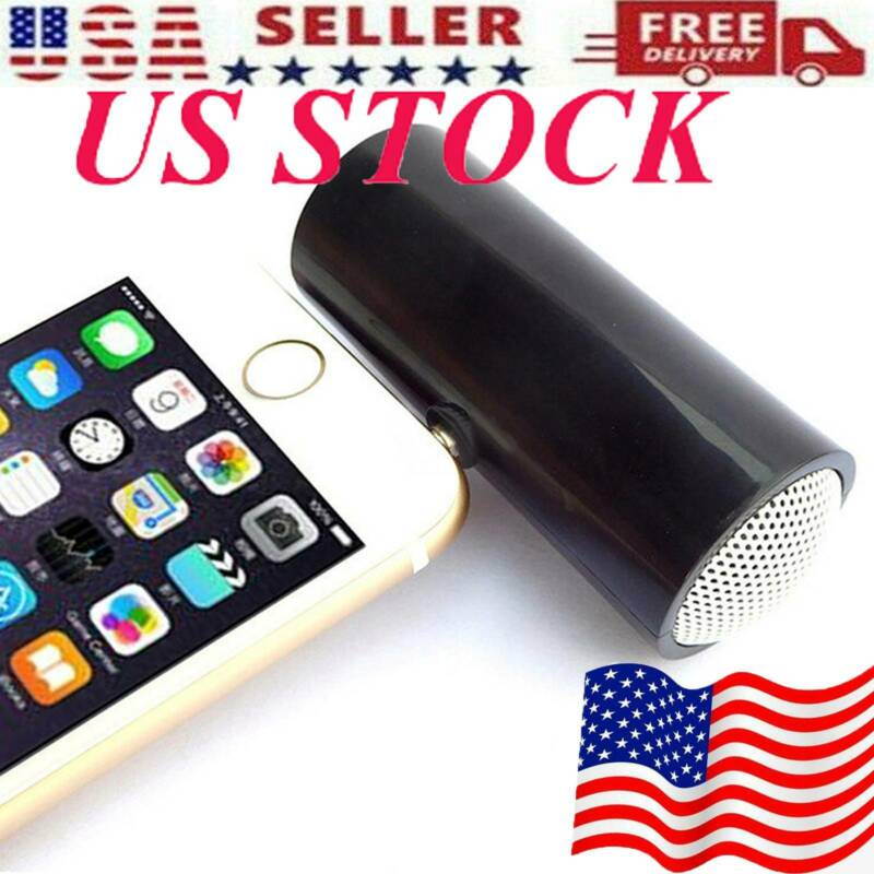 Portable Stereo Mini Speaker Jack Plug In For Cell Phone Laptop Tablet MP3 Dual channel, Mono Speaker Supports connect with your MP3, MP4, Mobile phone, Tablet Computer PC 3.5mm