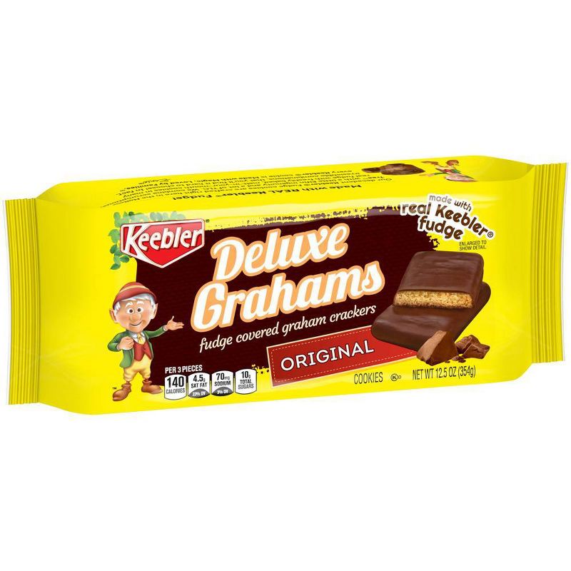 Keebler Deluxe Grahams Fudge Covered Graham Crackers - 12.5oz
