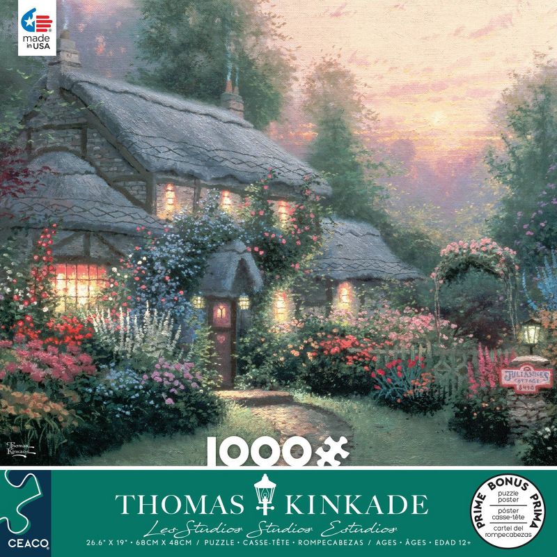 Ceaco Thomas Kinkade: Julianne's Cottage Jigsaw Puzzle - 1000pc