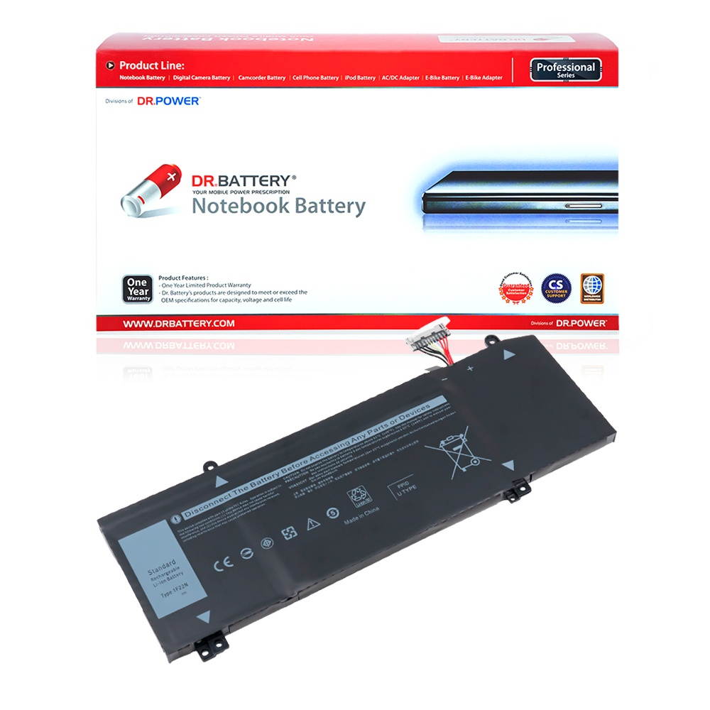 DR. BATTERY - Replacement for Dell M15 GTX 1070 Max-Q / M15 P79F / M17 2019 / M17 P37E / M17 P37E001 / M17 R1 / M17 R2 / 06YV0V / 0JJPFK / 1F22N / XRGXX