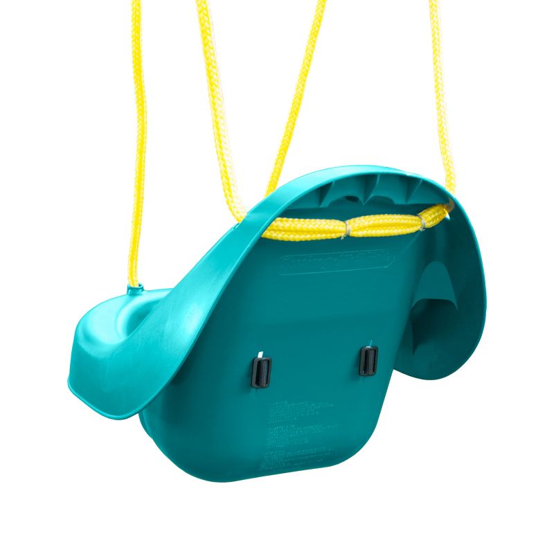 Swing-N-Slide Child Toddler Swing with Rope - Green
