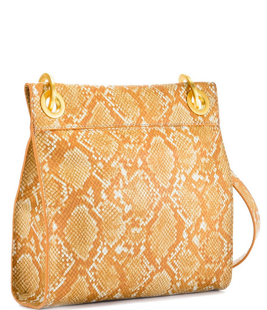 Hammitt Tony Medium Snake Print Leather Studded Crossbody Bag