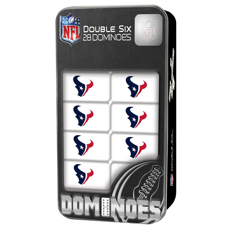 MasterPieces NFL Houston Texans Double-Six Dominoes