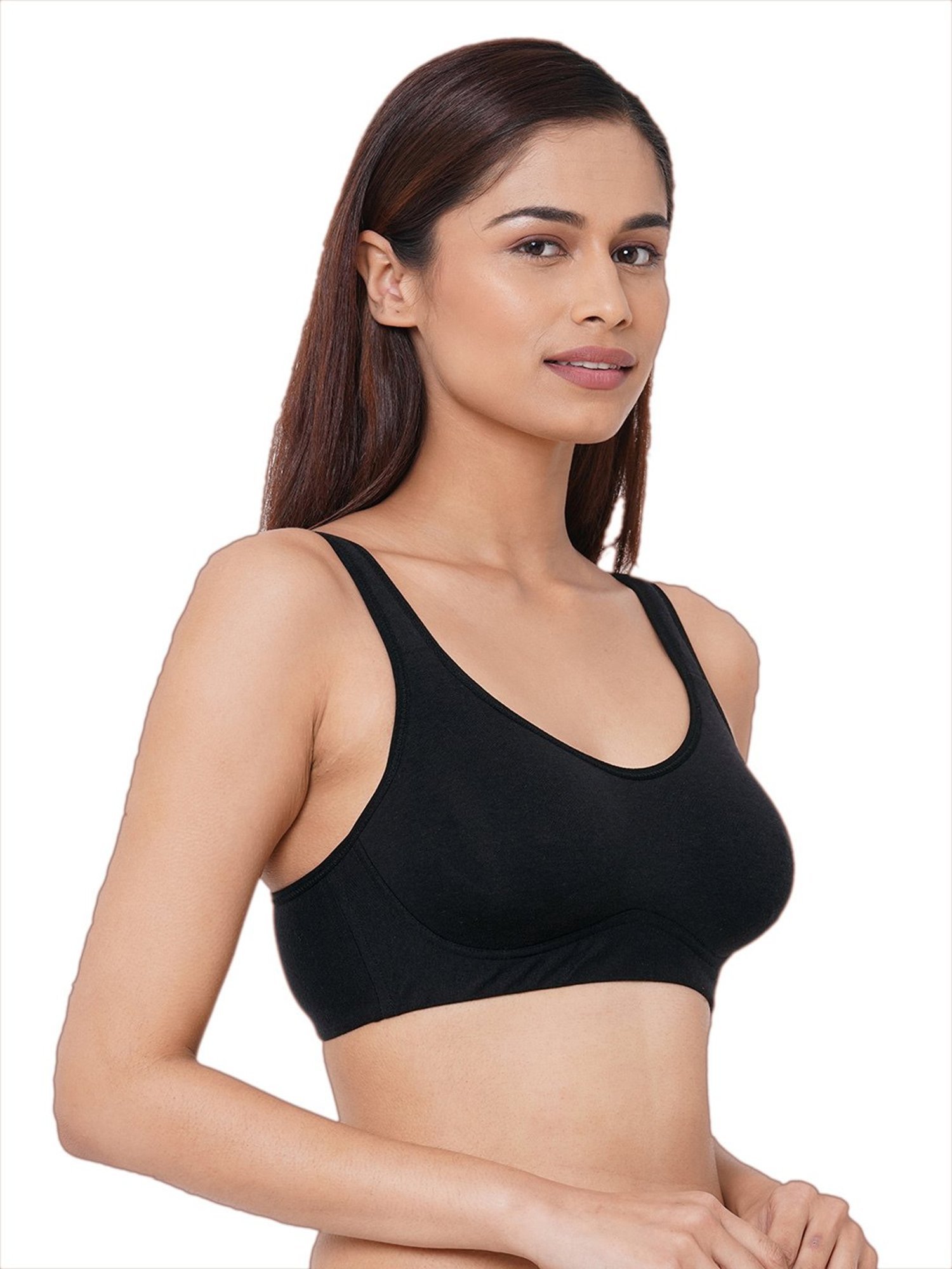 Inner Sense Black Full Coverage Bra - Pack of 3