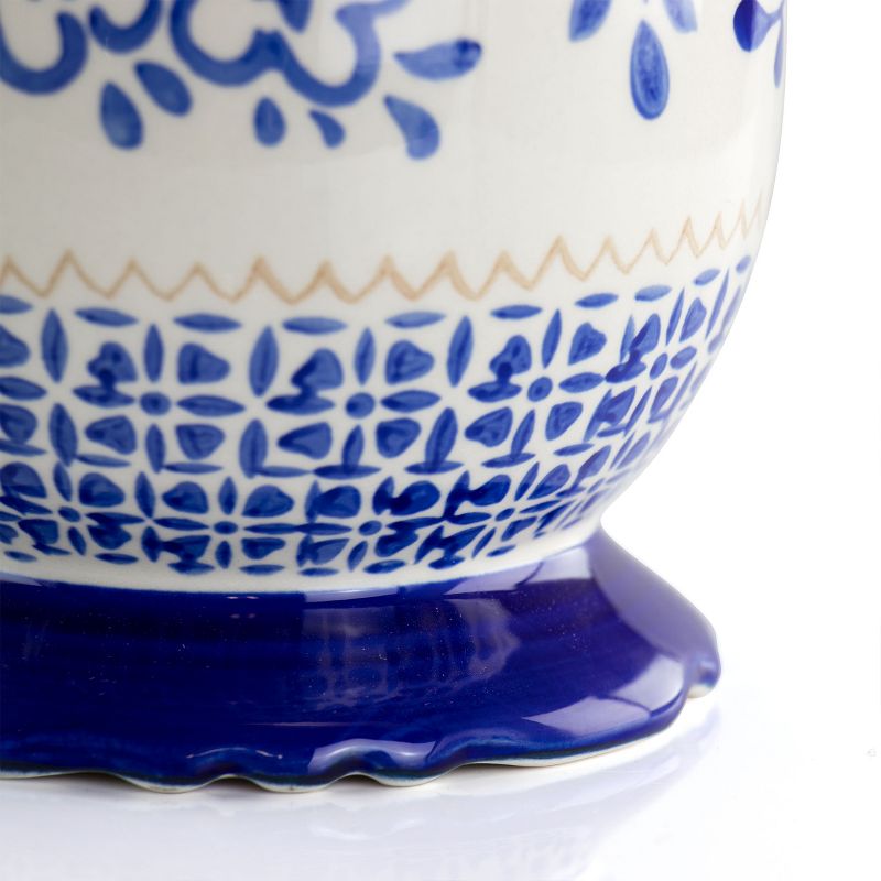 Meritage Botany 8.5 Inch Ceramic Cookie Jar with Lid