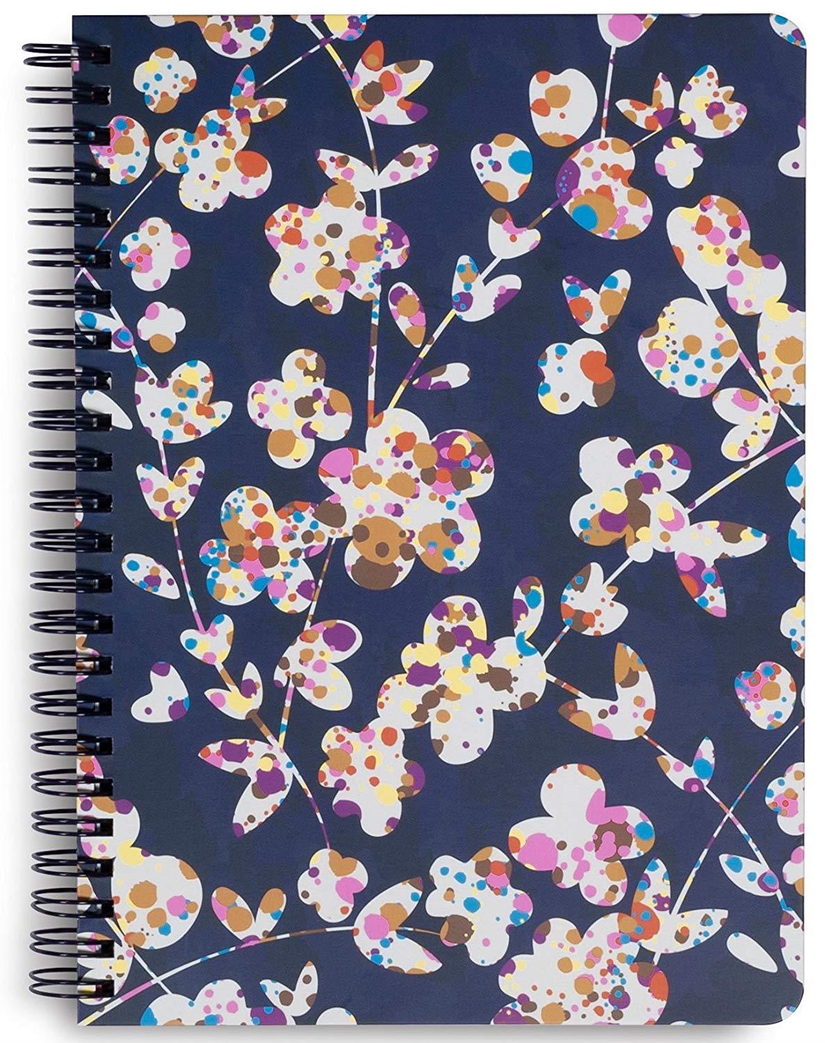 Vera Bradley Women's Mini Notebook with Pocket (Cut Vines)