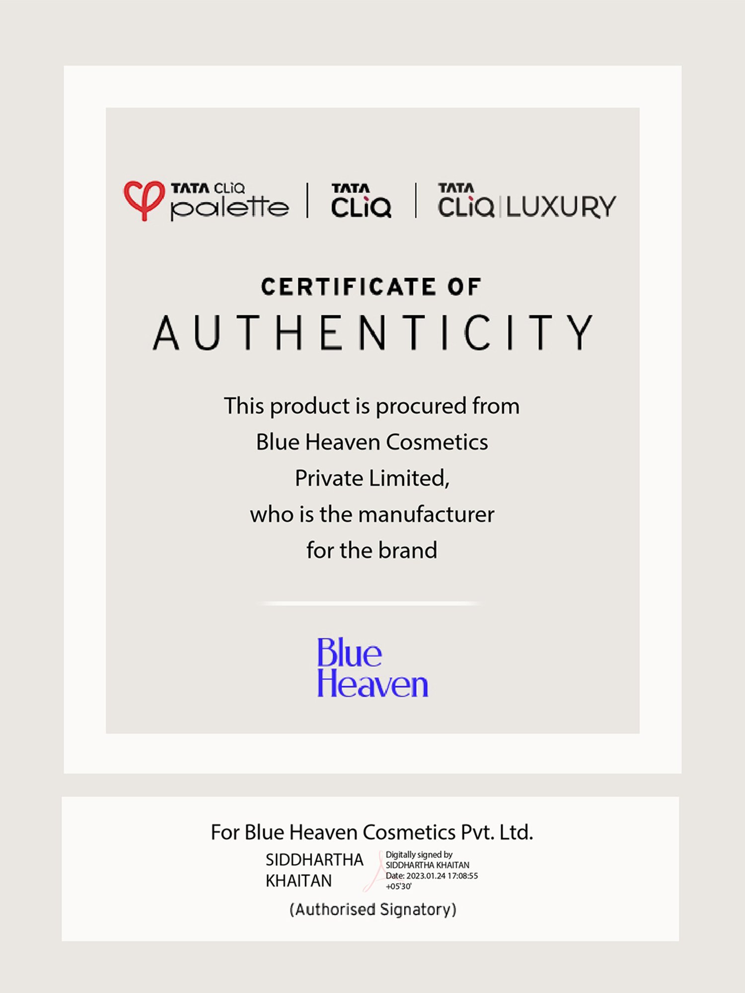 Blue Heaven Hyper Stay Weightless Liquid Matte Lip Colour Peach Touch 28 - 6 ml