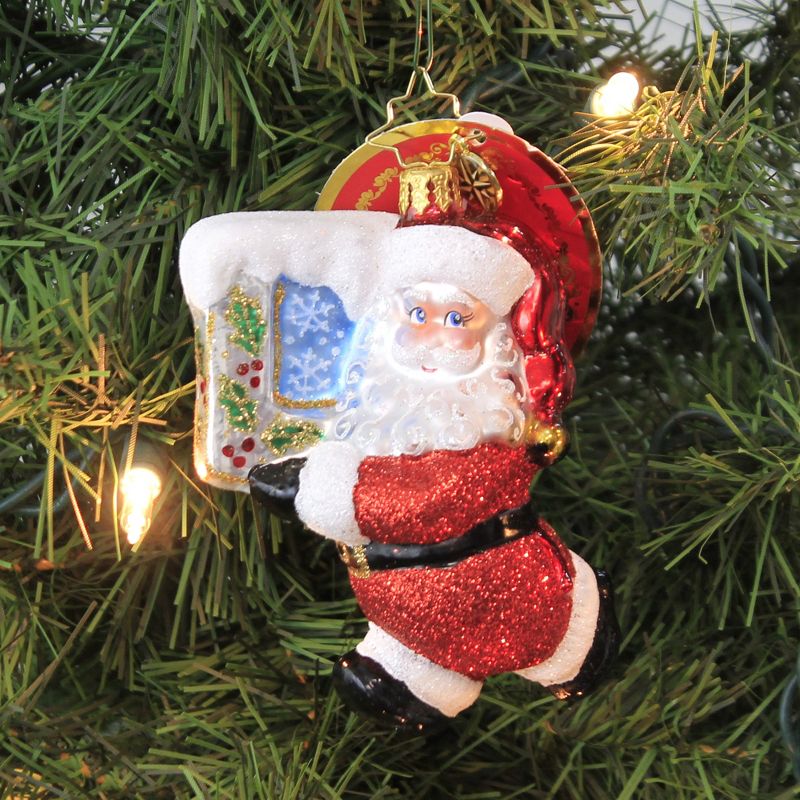 Northlight 3.25" Silver Plated Tootsie Roll Candy Shaped Logo with European Crystals Christmas Ornament - Brown/Silver