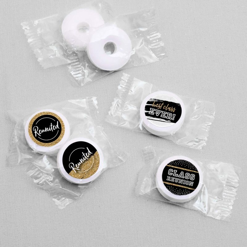 Big Dot of Happiness 40th Milestone Birthday - Mini Wine and Champagne Bottle Label Stickers - Birthday Party Favor Gift for Women and Men - Set of 16