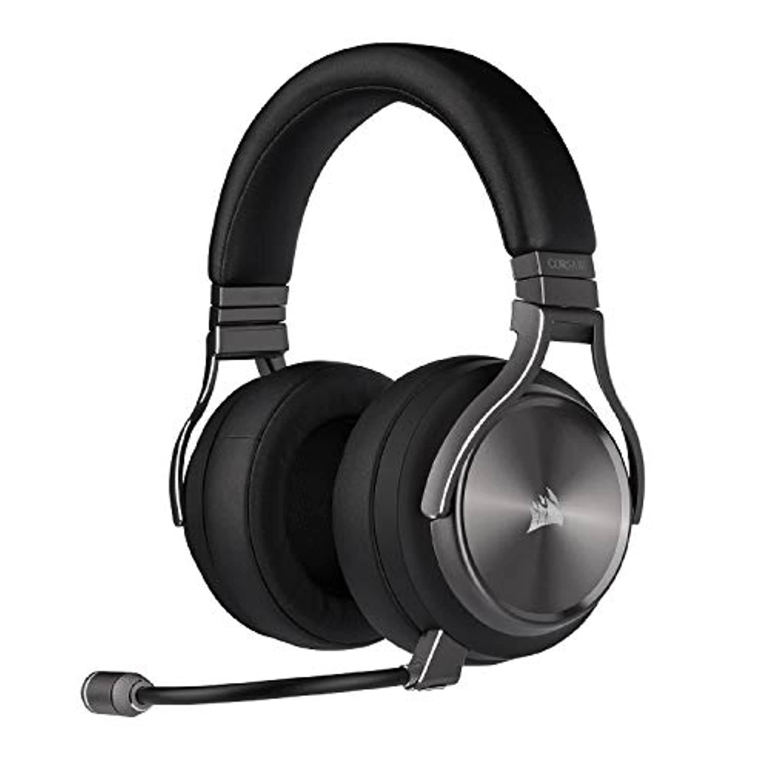 Corsair Virtuoso RGB Wireless SE Gaming Headset - High-Fidelity 7.1 Surround Sound w/Broadcast Quality Microphone - Memory Foam Earcups - 20 Hour Battery Life Works w/ PC, PS5, PS4 - G (CA-9011180-NA)