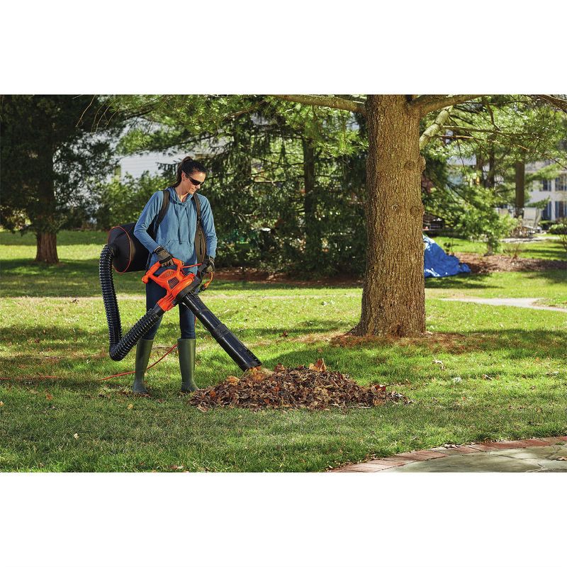 Black & Decker BV6000 12 Amp High Performance Two Speed Handheld Electric Mulcher Blower Vac