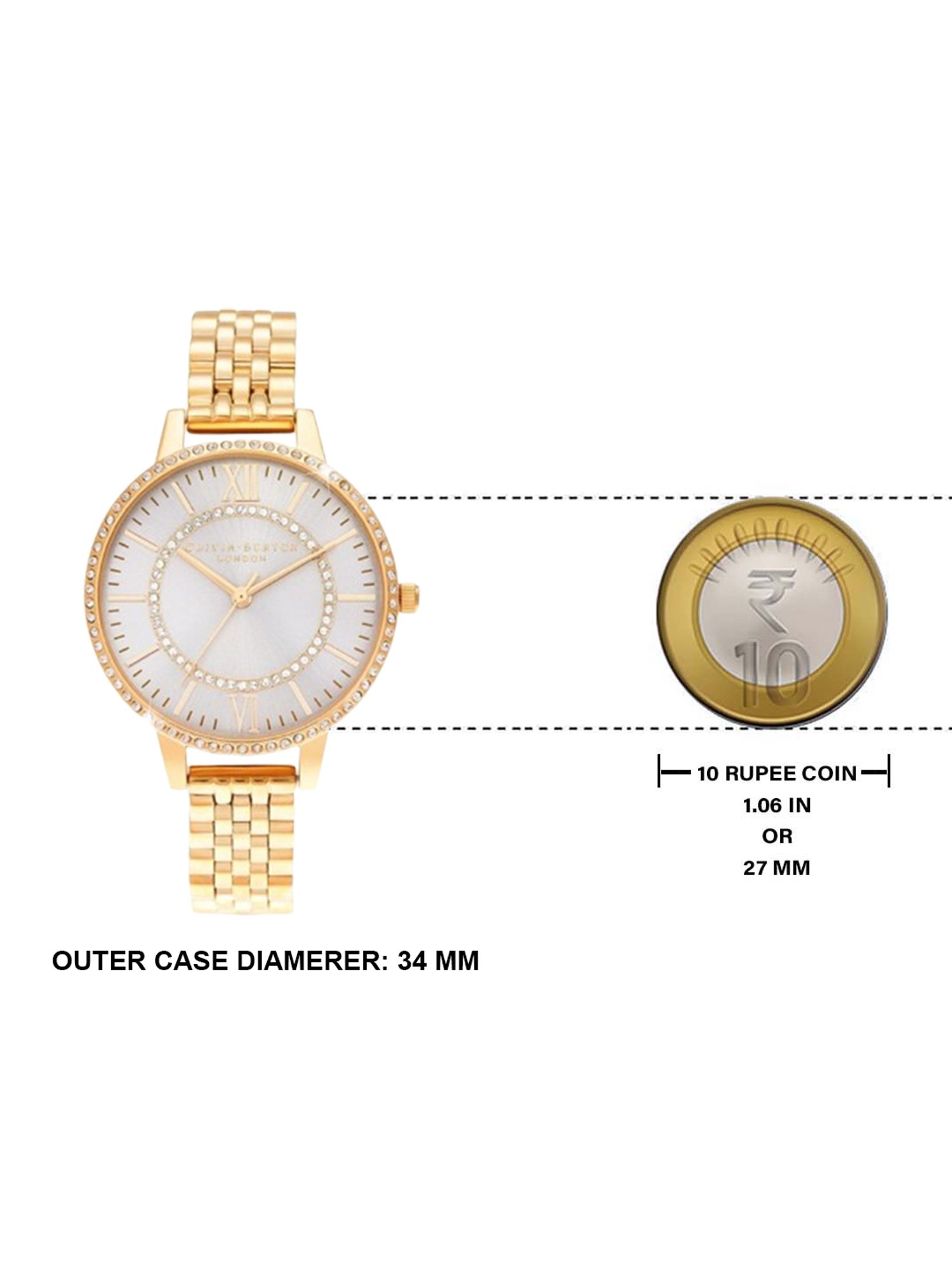 Olivia Burton OB16WD90 Wonderland Analog Watch for Women