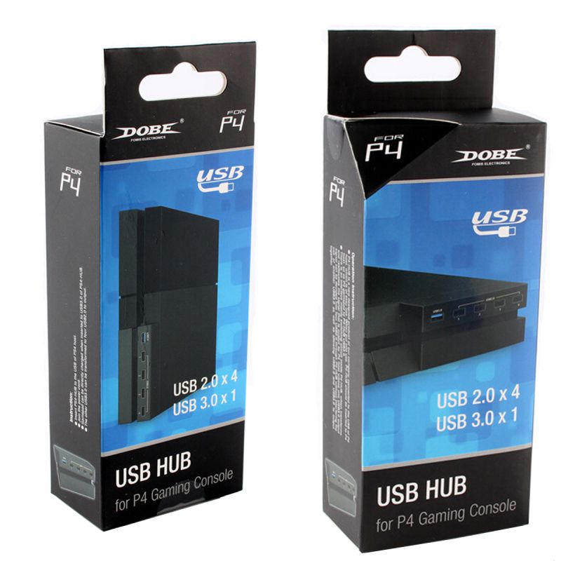 5 USB Port HUB Splitter USB3.0 High Speed 4HUB USB2.0 Splitter Connector Expander Hub Switch for Sony PS4 Playstation 4 Gaming Console