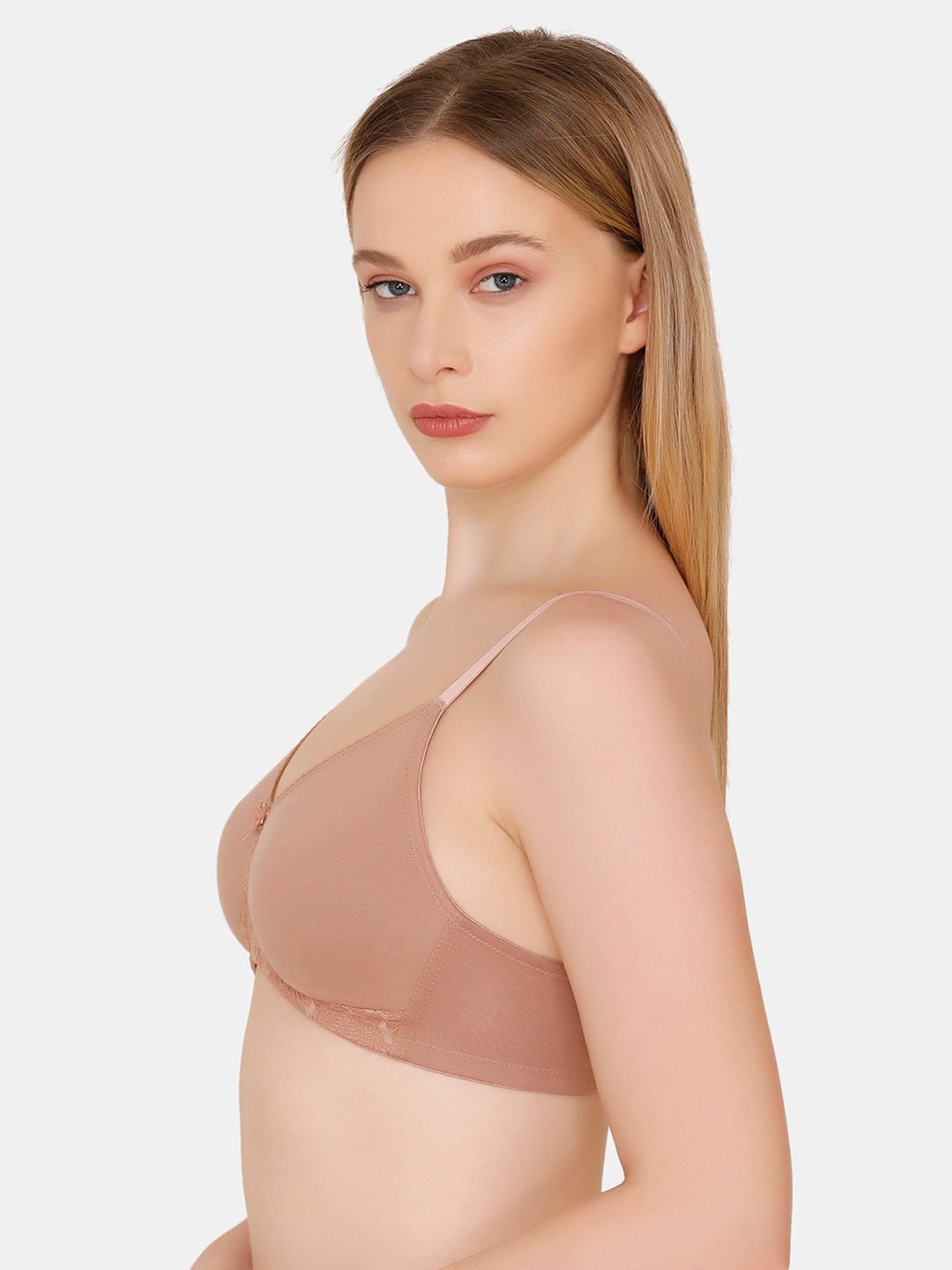 Zivame Skin Non Wired Non Padded Seamless Bra