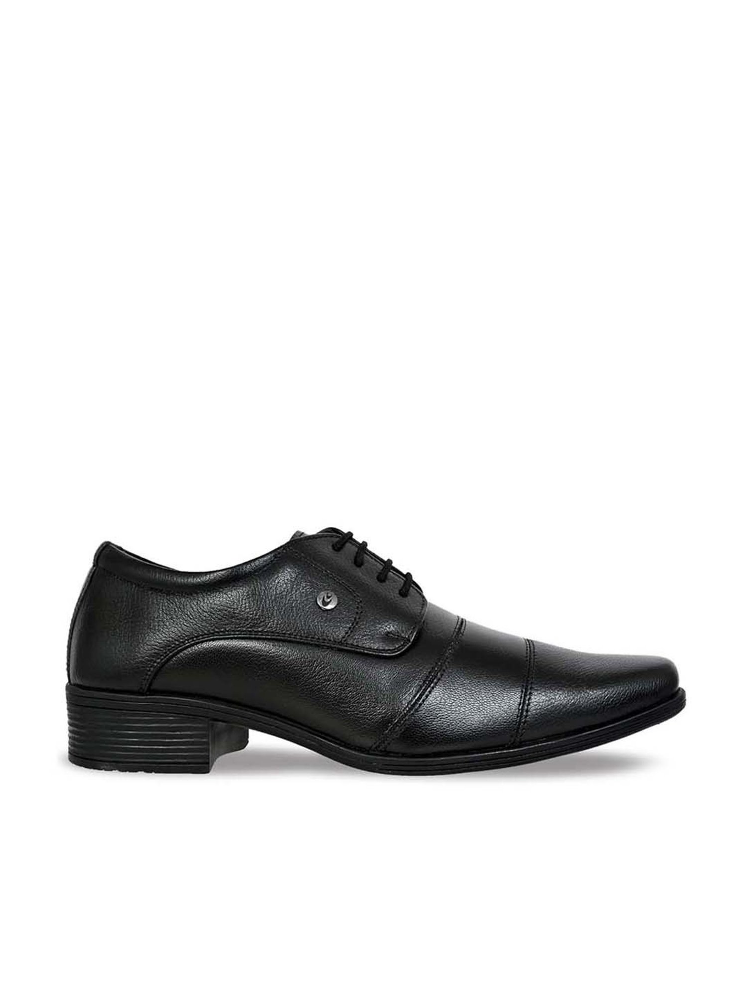 Allen cooper Men's Black Derby Shoes