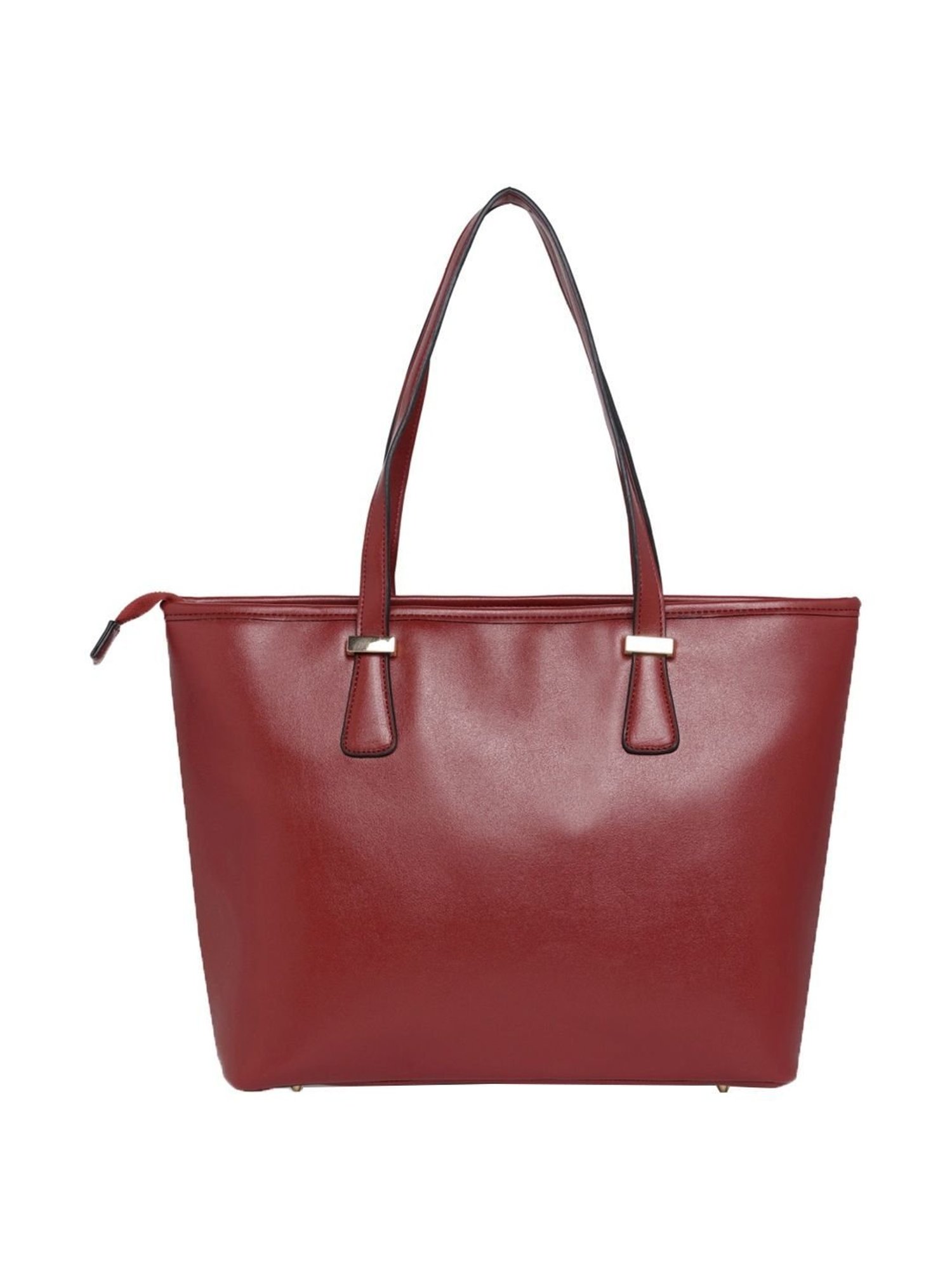 Call It Spring Black Combo Solid Large Tote Handbag