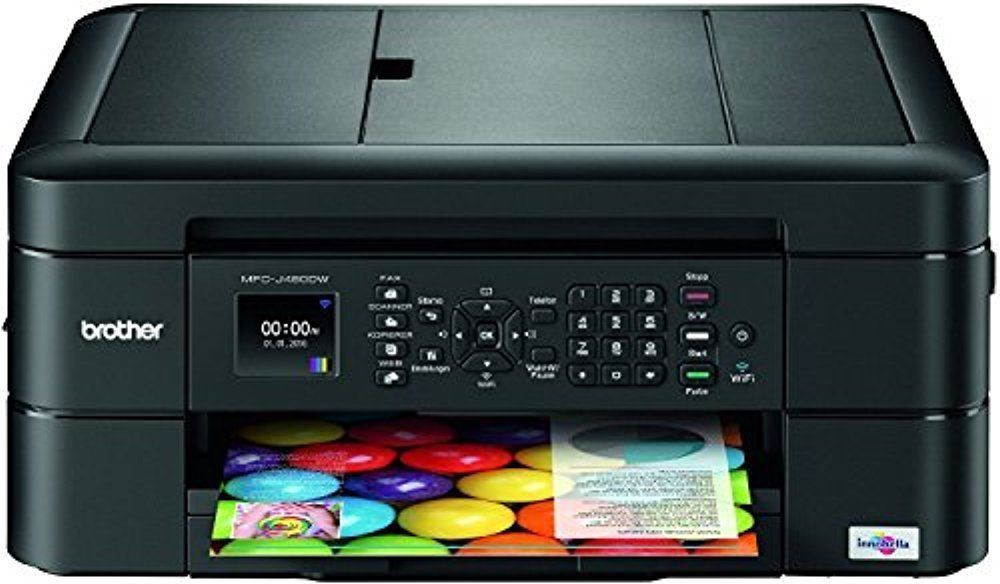 NEW Brother MFC-J480dw/J491dw Wireless Printer-Print-Copy-Scan-Fax+Included INK