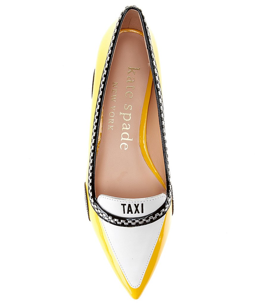 kate spade new york Gogo Taxi Patent Leather Flats