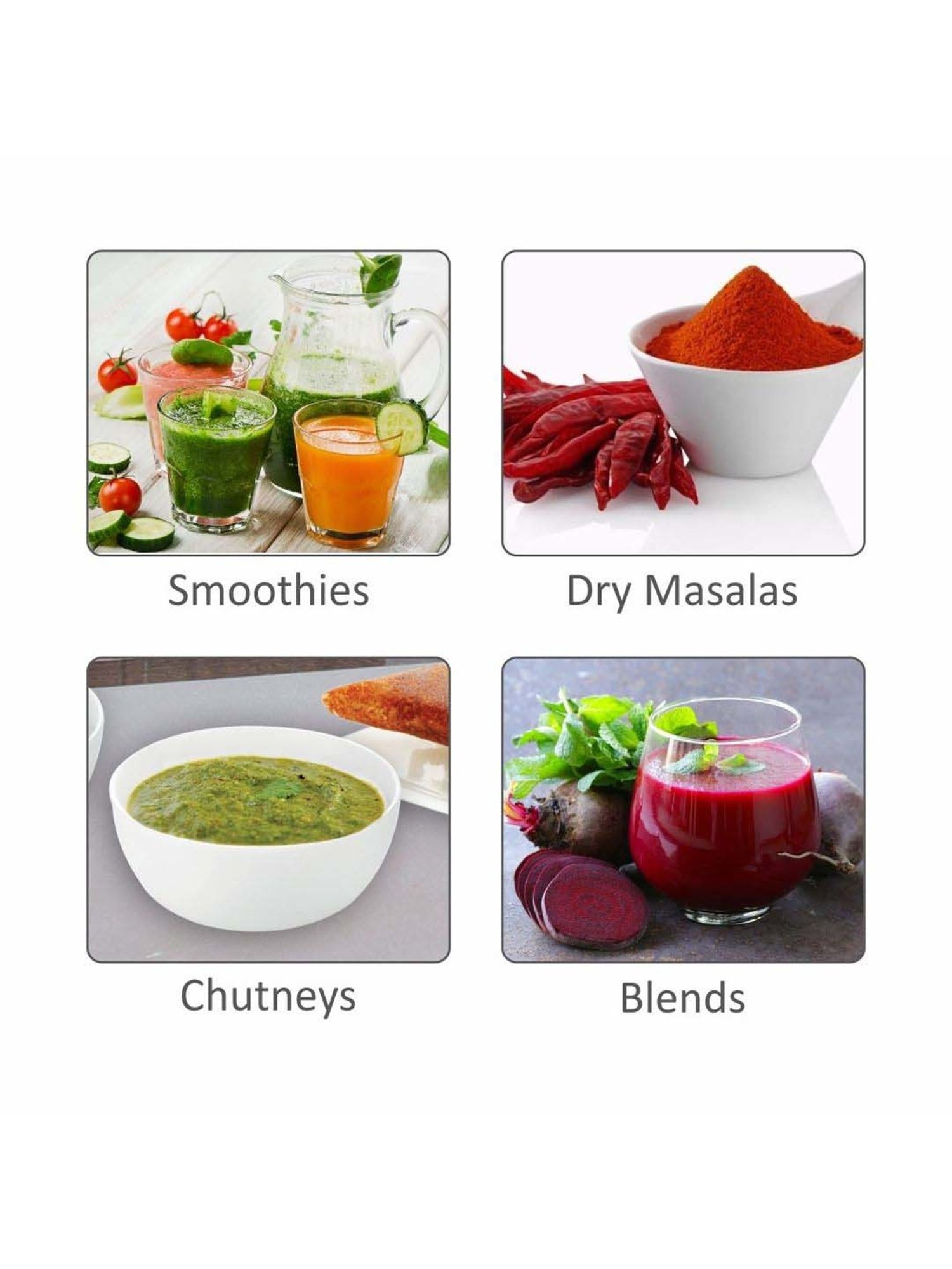 Wonderchef Nutri-Blend 22000 RPM Mixer-Grinder with 3 unbreakable jars (400W, Champagne)