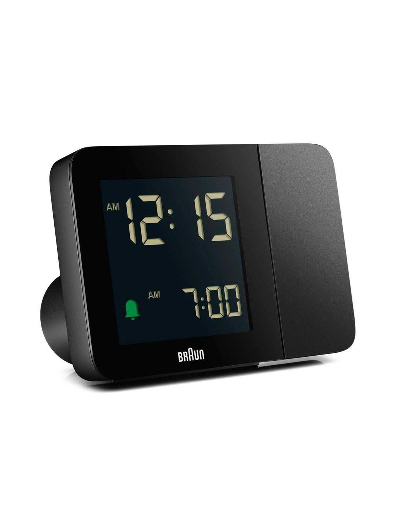 Braun Black Digital Weather Station Clock